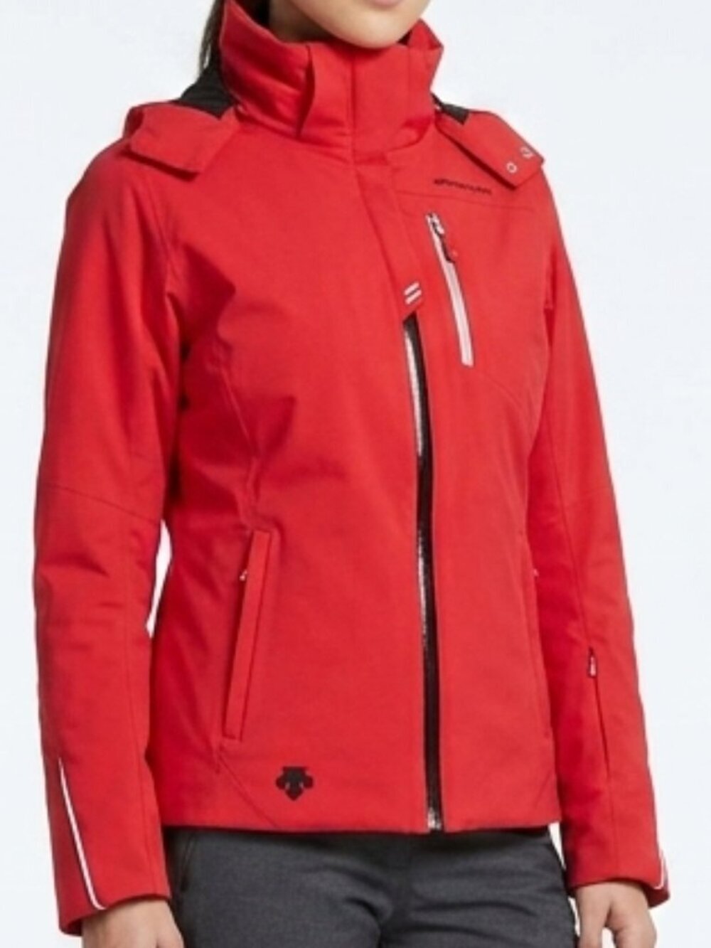 DESCENTE Mila Insulated Ski Snowboard Red Jacket Sz S/8
